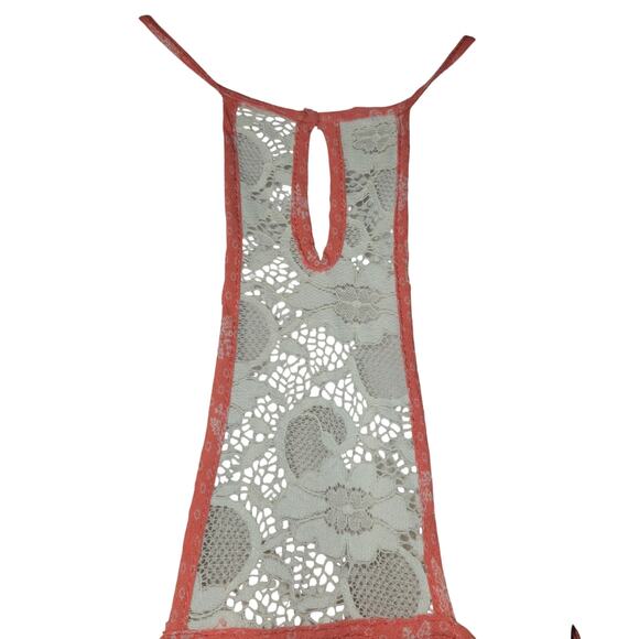 Vintage April Womens Large Cami Top Spagetti Straps Lace Racer Back Feminine Y2K - Picture 7 of 12